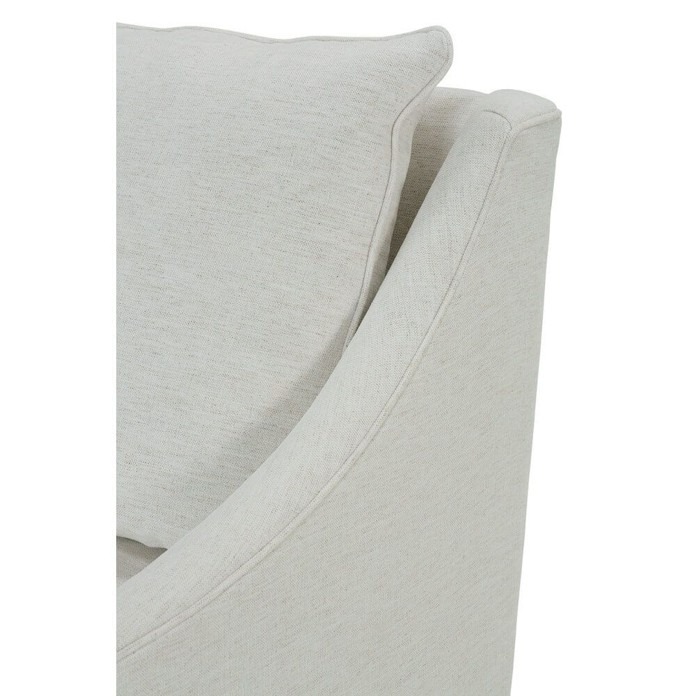 Quick Ship! Kara Swivel Chair in Nomad Snow -33x39x38 KidProof