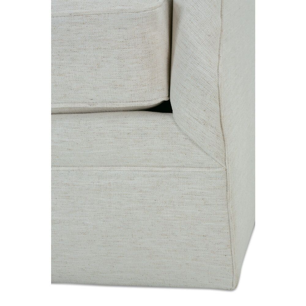Quick Ship! Kara Swivel Chair in Nomad Snow -33x39x38 KidProof