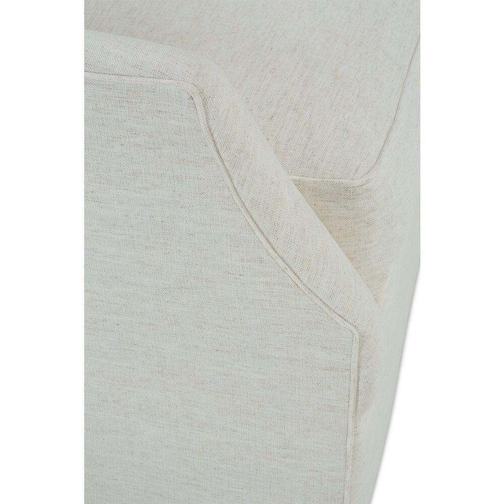 Quick Ship! Kara Swivel Chair in Nomad Snow -33x39x38 KidProof