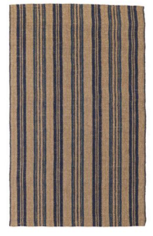 Seagrass Cabana Stripe Navy-5x8 (Discontinued)