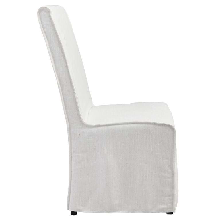 Uph Dining Chair-White-19.5x24.25x43