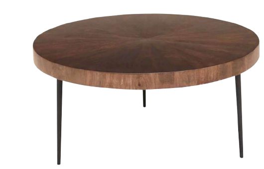 Kaari Coffee Table-Brown-36x36x18 Clearance No discounts Allowed