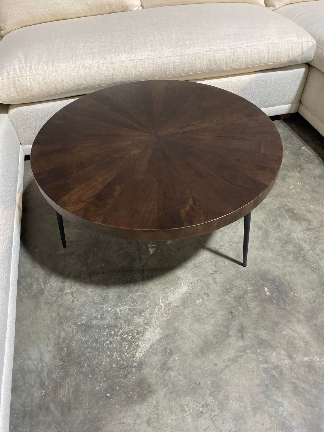 Kaari Coffee Table-Brown-36x36x18 Clearance No discounts Allowed
