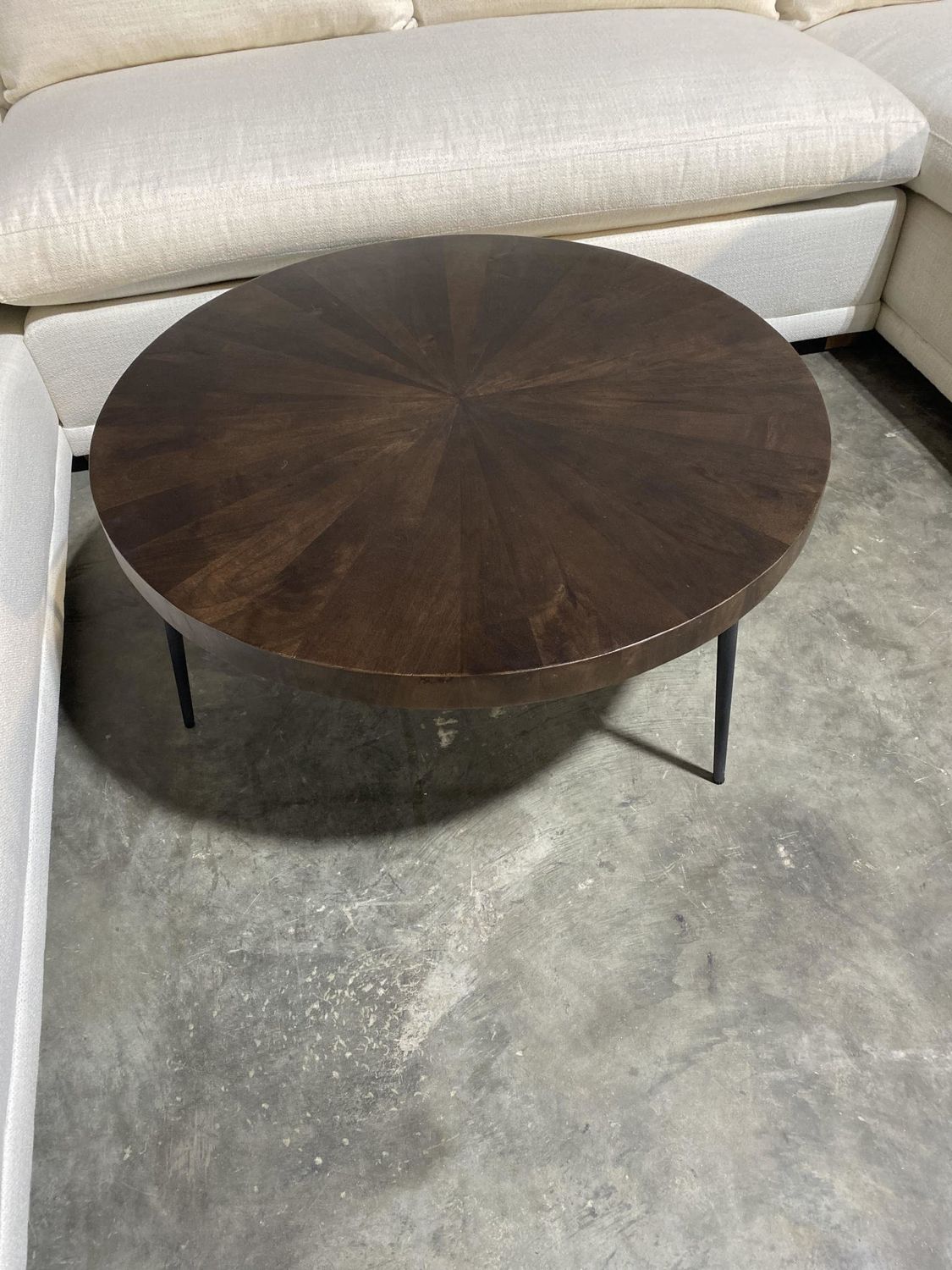 Kaari Coffee Table-Brown-36x36x18 Clearance No discounts Allowed