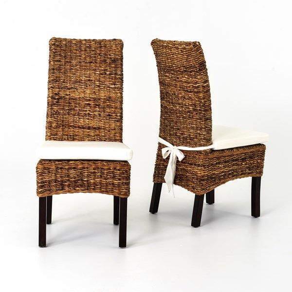 Woven Leaf Dining Chair-19x23x41