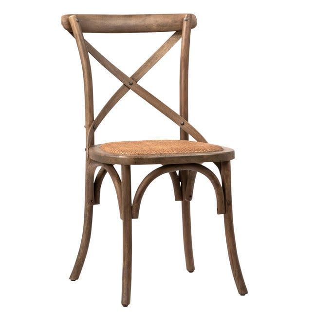 X-Back Dining Chair-Natural-20x21x35