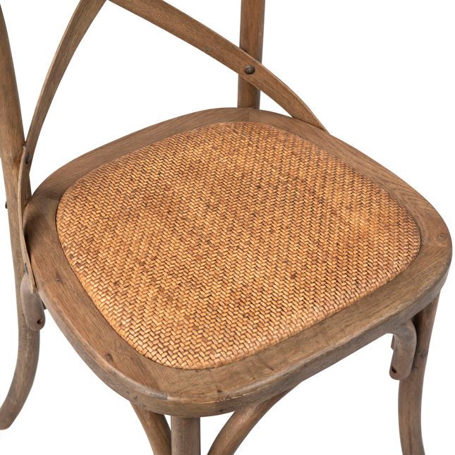 X-Back Dining Chair-Natural-20x21x35
