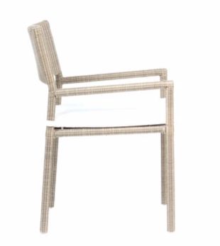 Outdoor Tibo Dining Arm Chair-20 x 22 x 33