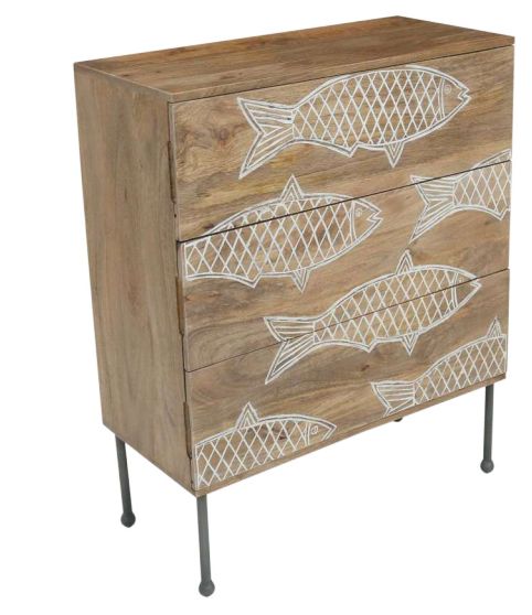 Fish Cabinet 3 Draw 30x14x Apx 37&quot; H No Extra Discount Allowed