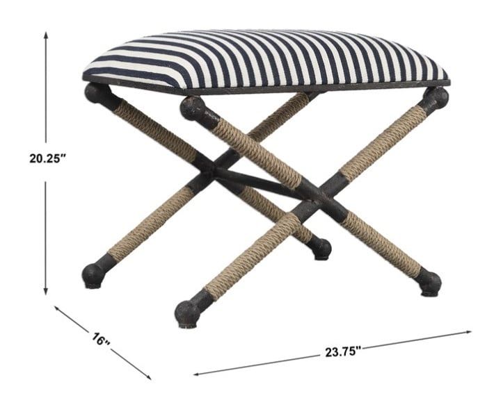 Braddock Small Bench-24Wx20Hx16D Clearance As Is