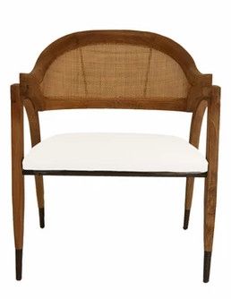 Max  Chair-White Wash-24x22x32 (As Is!)Was 748. No other Disc.