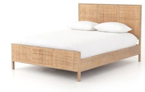 Cane Bed-Natural-Queen-62.25x83x46.5