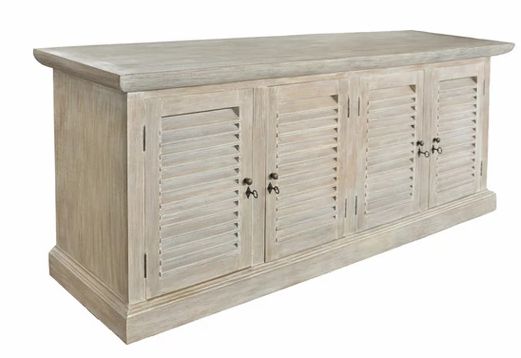 Maxwell Buffet-White Wash-83x20x33 Wired Brush