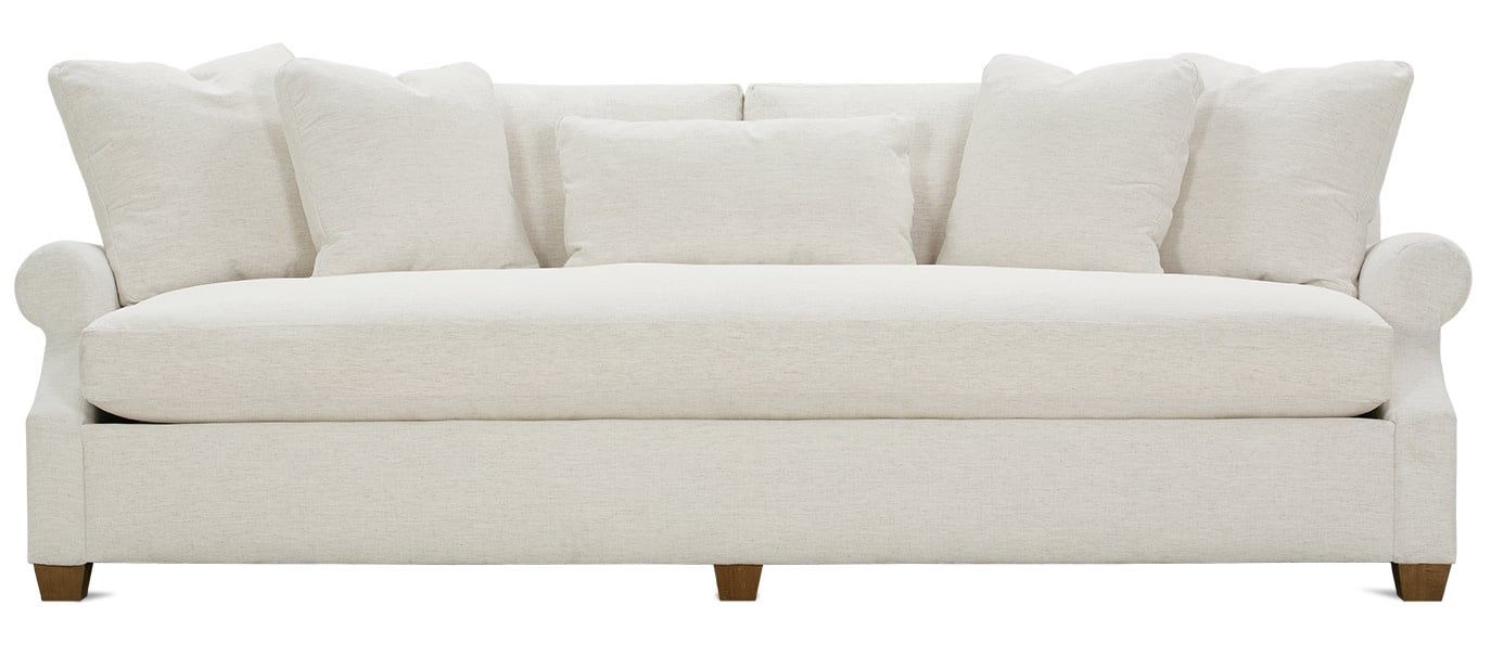 Bristol Sofa Nomad Snow (102CR-19)  98W 46D 35H- Carob Finish - Nomad Snow (102CR-19)