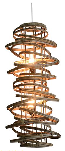 Zedar Hanging Lamp-18x18x39-Clearance!