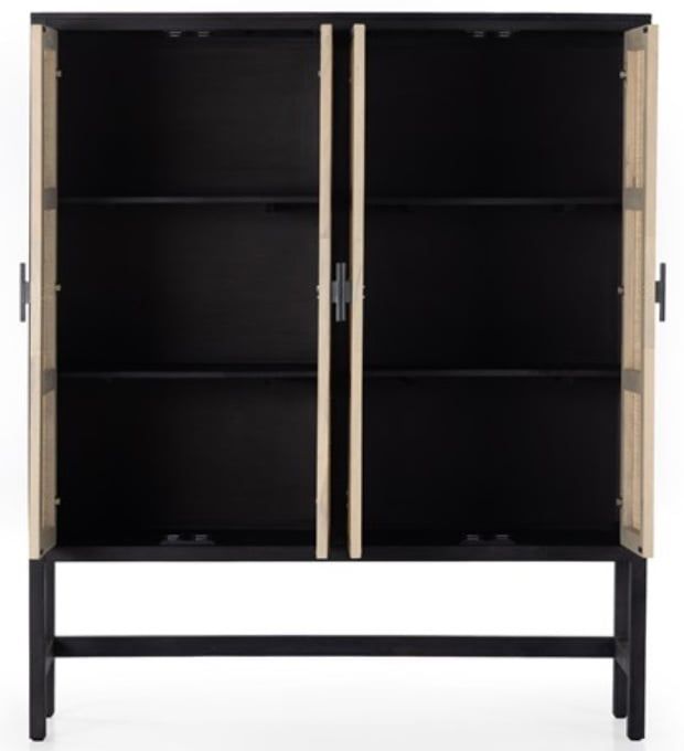 Notion Cabinet-Black-59x17x69 As is! Was 3653.