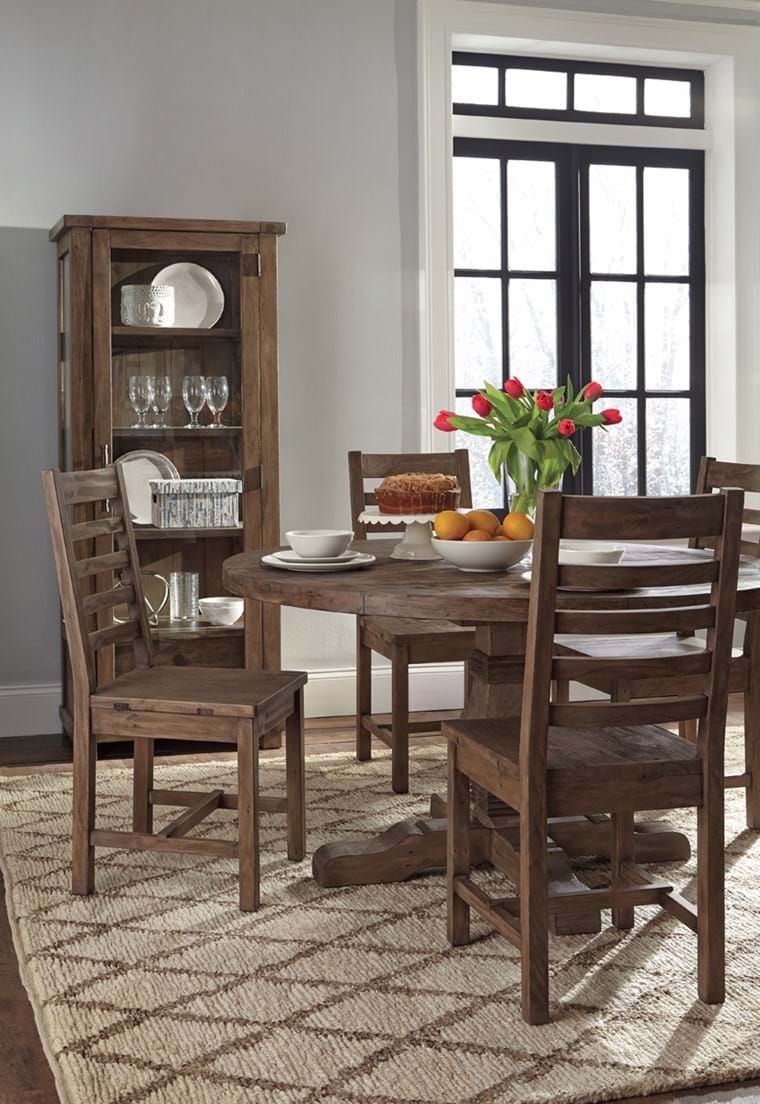 Cable Round Dining Table -42x42x30