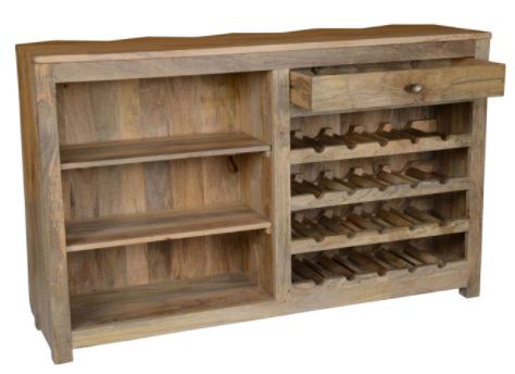 Spectrum Bar Cabinet-Natural-68x20x42