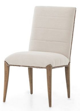 Pate Dining Chair-Dark Linen-19.75x25.5x36.5 Was 682. Clearance No other Disc
