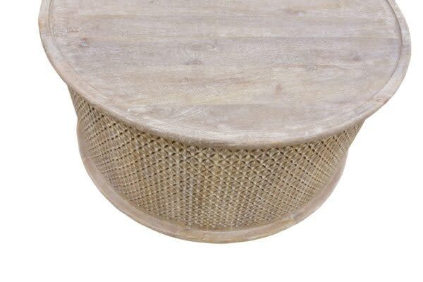 Large Coffee Table Crvd -36x36x17.75