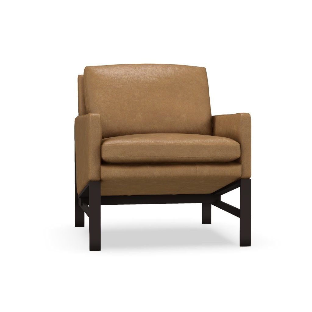 Atticus Leather Chair-KL217-21(3)-30x35x34