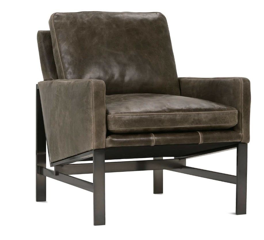 Atticus Leather Chair-KL217-21(3)-30x35x34