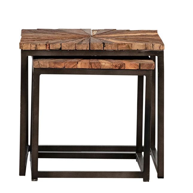 Alonzo End Table Set/2-18x18x18 Clearance No Additional Discounts