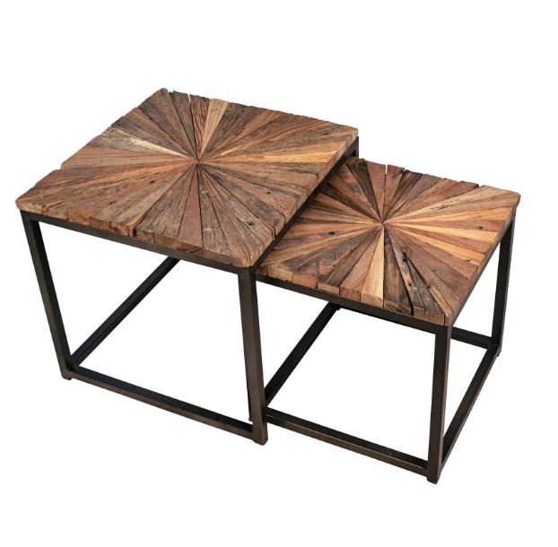 Alonzo End Table Set/2-18x18x18 Clearance No Additional Discounts