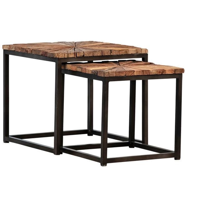 Alonzo End Table Set/2-18x18x18 Clearance No Additional Discounts