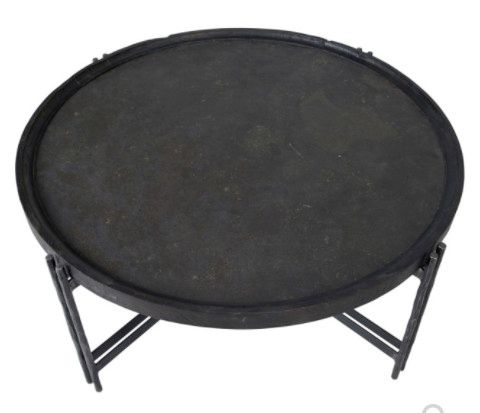 Melvin Round Coffee Table-40x40x17