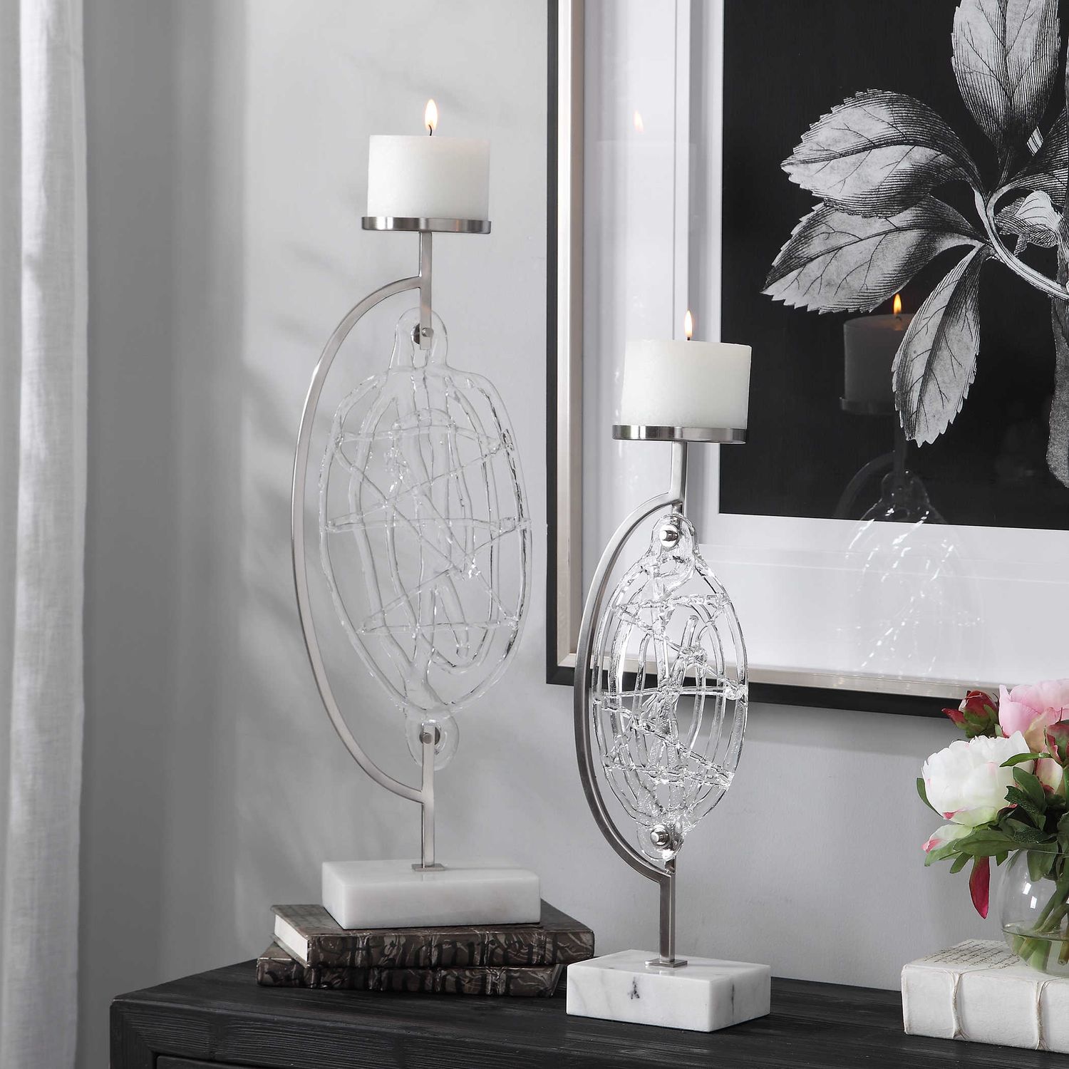 Katya Candleholders S/2