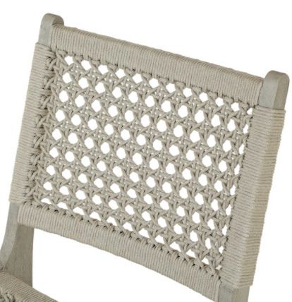 Delmar Outdoor Dining Chair-Grey-20.5x24.25x35