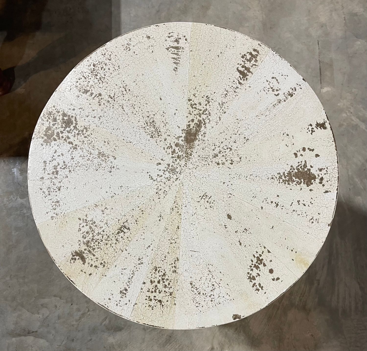 Kaari Side Table-White Wash-22x22x22  Clearance! No extra Discounts Allowed
