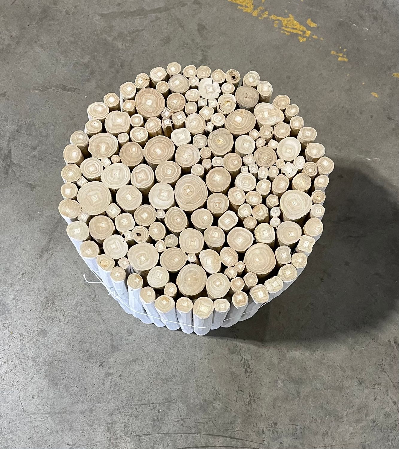 Teak Branch Side Table-14x14x16