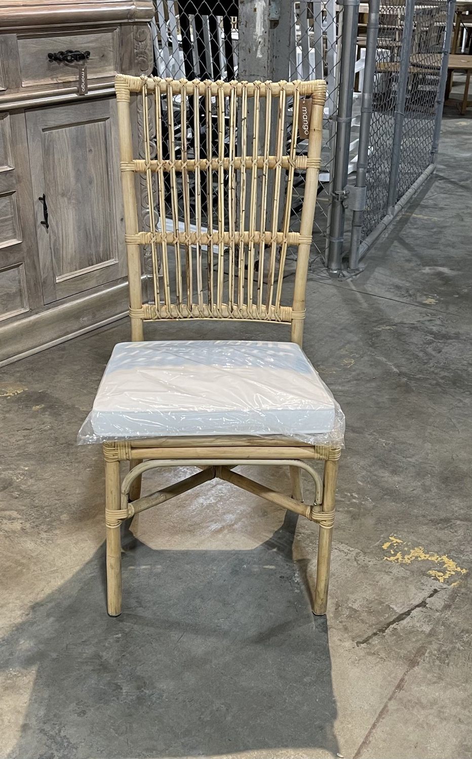 Kerry Dining Chair-Natural-19x19x41 Discontinued Only 1 left.