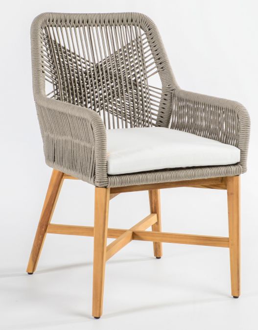 Mary Outdoor Dining Chair-22x25x34.25