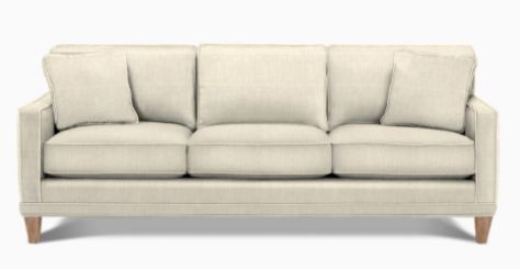 Townsend 3 Cushion Sofa-ST102-43(Q)-WP-89x37x36-Clearance!