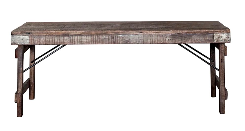 Wood Wedding Bench-60x13x18