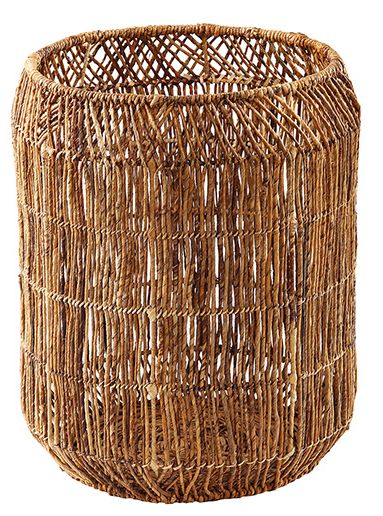 Basket-Abacca W/ Iron Frame-18x18x21