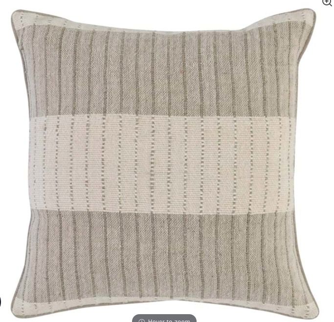 TC Kalen Pillow-Natural/Ivory-22x22