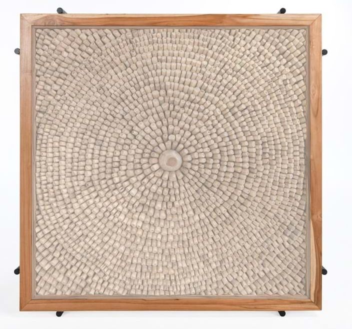 Teak Small Branch Coffee Table- 50 x 50 x 17