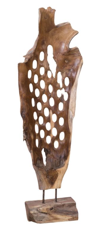 Teak Sculpture 16x7x50