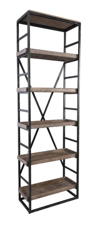 Evan Single Bookshelf 30x15x96