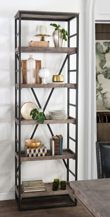 Evan Single Bookshelf 30x15x96
