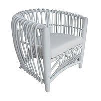 Binah Tub Chair-White-29x33x28