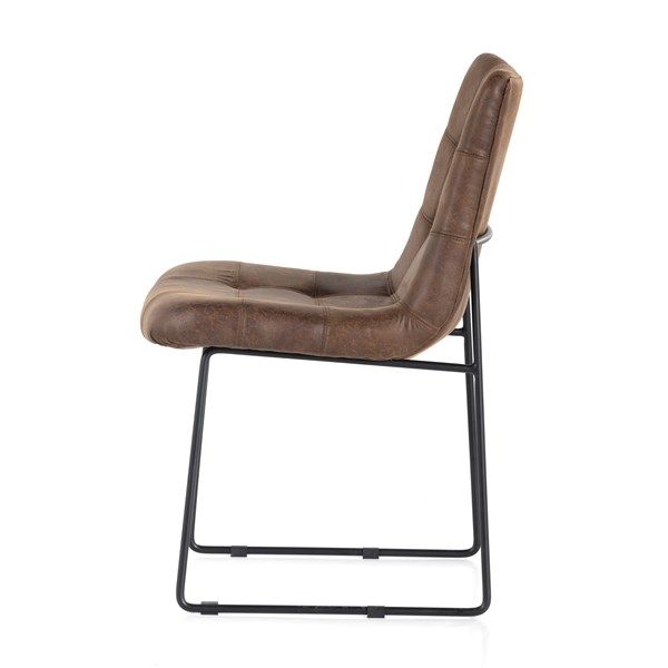 Camile Dining Chair-Vintage Tobacco-18.5x24.75x35 Clearance No Discount