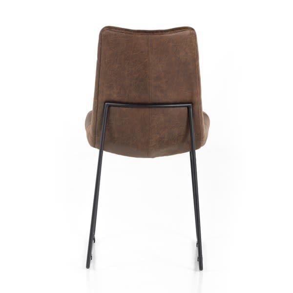Camile Dining Chair-Vintage Tobacco-18.5x24.75x35 Clearance No Discount