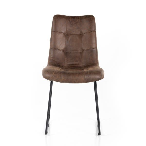 Camile Dining Chair-Vintage Tobacco-18.5x24.75x35 Clearance No Discount