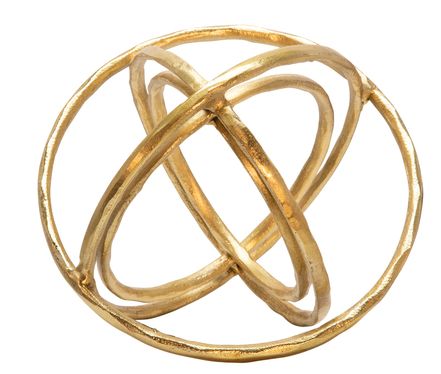 Metal Armillary Orb Table Decor-Gold-11&quot;