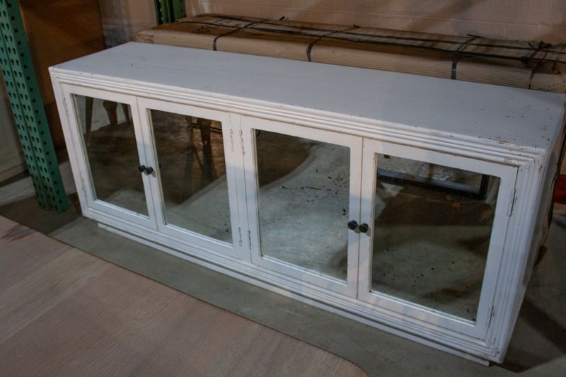 Nordic Reflection-Antique White-71x18x29.5 As is! Was 1150. No Discounts